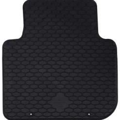 vidaXL Piezas Y Accesorios Para Vehículos-Alfombrilla de Coche 4 pcs Negro Goma