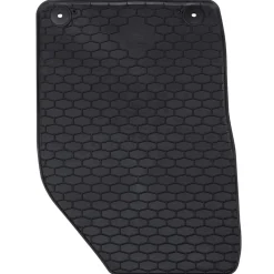 vidaXL Alfombrilla de Coche 4 pcs Negro Goma Discount