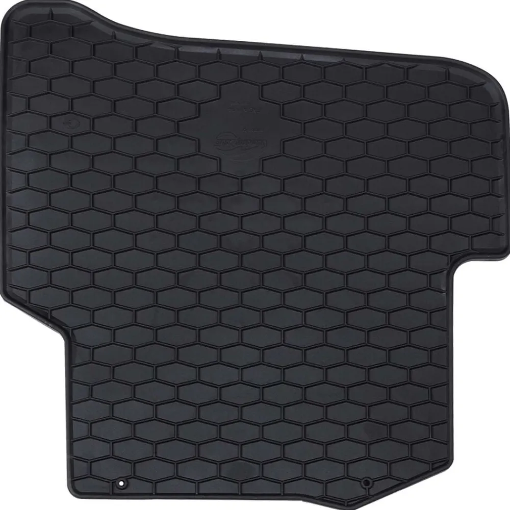 vidaXL Alfombrilla de Coche 4 pcs Negro Goma Discount