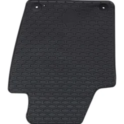 vidaXL Alfombrilla de Coche 4 pcs Negro Goma Discount