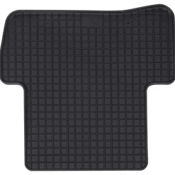 vidaXL Piezas Y Accesorios Para Vehículos-Alfombrilla de Coche 4 pcs Negro Goma