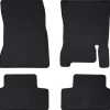 vidaXL Alfombrilla de Coche 4 pcs Negro Goma Sale