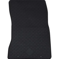 vidaXL Alfombrilla de Coche 4 pcs Negro Goma Sale