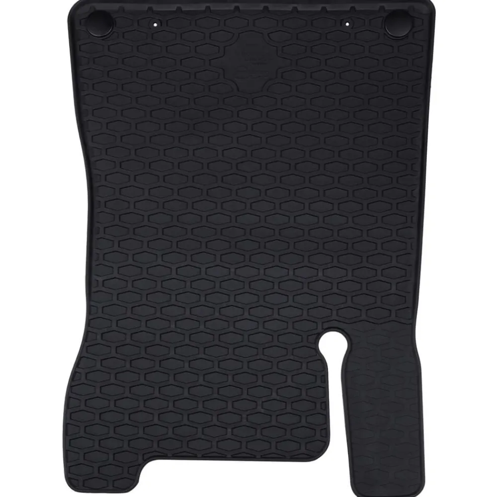 vidaXL Alfombrilla de Coche 4 pcs Negro Goma Sale