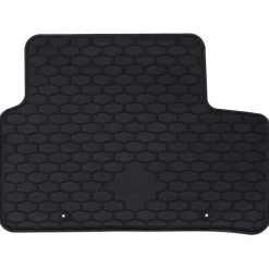 vidaXL Alfombrilla de Coche 4 pcs Negro Goma Sale