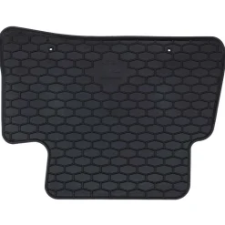 vidaXL Piezas Y Accesorios Para Vehículos-Alfombrilla de Coche 4 pcs Negro Goma