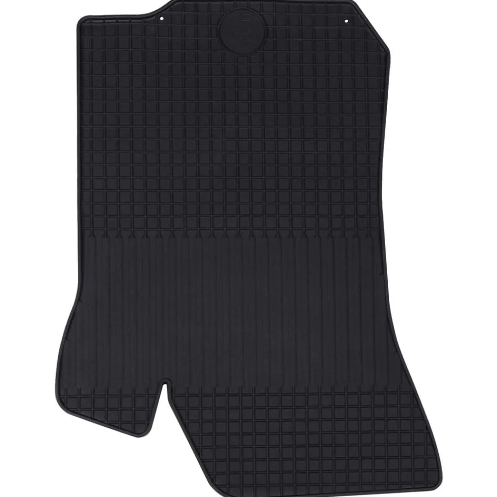 vidaXL Alfombrilla de Coche 4 pcs Negro Goma Best