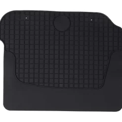 vidaXL Alfombrilla de Coche 4 pcs Negro Goma Best