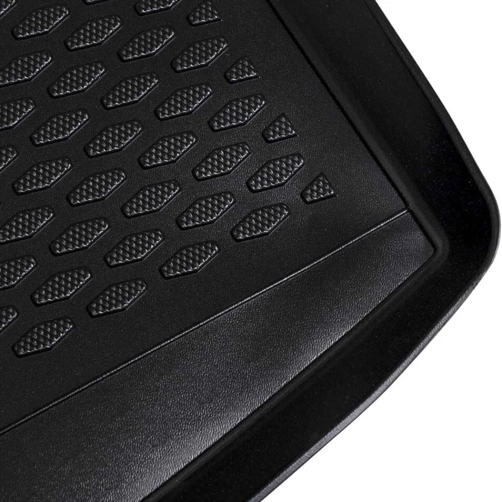 vidaXL Piezas Y Accesorios Para Vehículos-Alfombrilla de maletero Negro Goma
