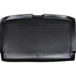vidaXL Piezas Y Accesorios Para Vehículos-Alfombrilla de maletero Negro adecuado para VW POLO 2017- Goma