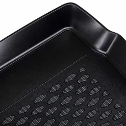 vidaXL Piezas Y Accesorios Para Vehículos-Alfombrilla de maletero Negro adecuado para VW POLO 2017- Goma