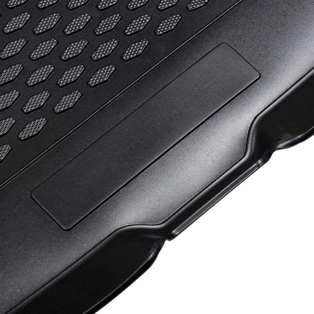 vidaXL Piezas Y Accesorios Para Vehículos-Alfombrilla de maletero Negro adecuado para VW POLO 2017- Goma