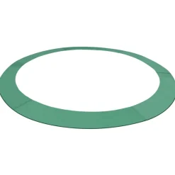 vidaXL Alfombrilla de seguridad cama elástica redonda 3,05m PE Verde Clearance