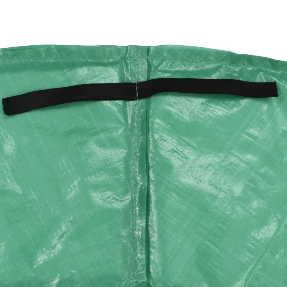 vidaXL Alfombrilla de seguridad cama elástica redonda 3,05m PE Verde Clearance