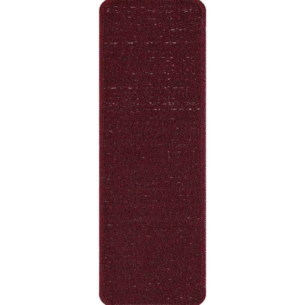vidaXL Alfombrillas Antideslizantes para Escalera 15 pcs Burdeos Sale