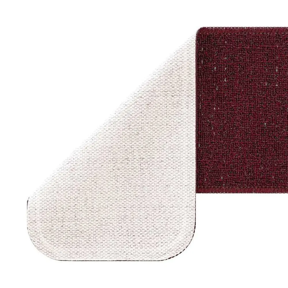 vidaXL Alfombrillas Antideslizantes para Escalera 15 pcs Burdeos Sale