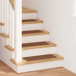vidaXL Alfombrillas Antideslizantes para Escalera 15 pcs Amarillo Amarillo oscuro Outlet