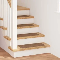 vidaXL Alfombrillas Antideslizantes para Escalera 15 pcs Amarillo Amarillo claro Clearance