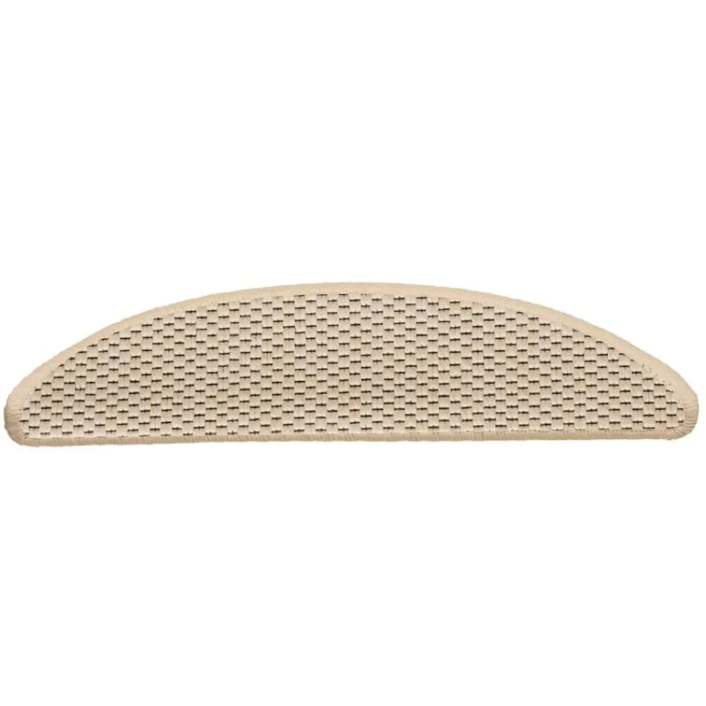 vidaXL Alfombrillas autoadhesivas sisal 15 uds 56x17x3 cm Bereber Clearance