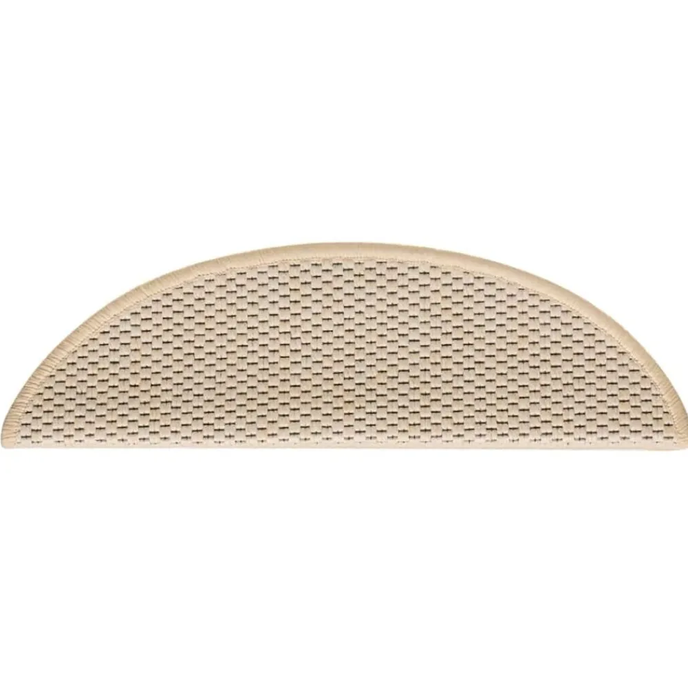 vidaXL Alfombrillas autoadhesivas sisal 15 uds 56x17x3 cm Bereber Clearance