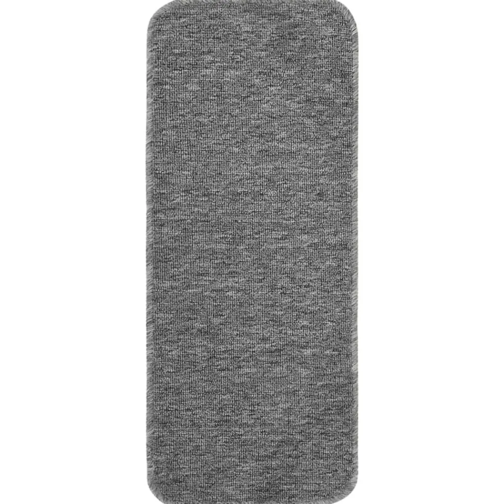 vidaXL Productos Del Hogar-Alfombrillas de escalera 15 uds rectangular 60x25 cm