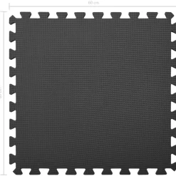 vidaXL Alfombrillas de goma EVA negras 12 uds 4,32 ㎡ Negro Online