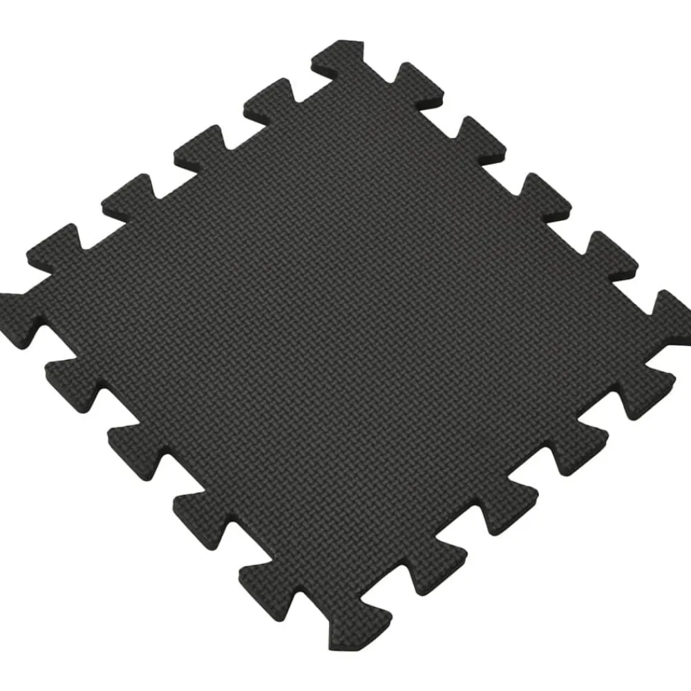 vidaXL Alfombrillas de goma EVA negra 54 uds 4,86㎡ Best
