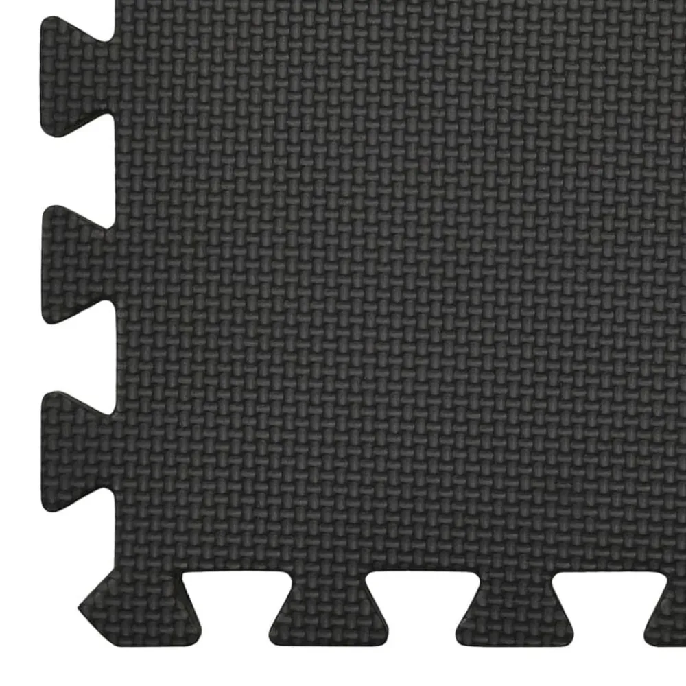vidaXL Alfombrillas de goma EVA negra 54 uds 4,86㎡ Best