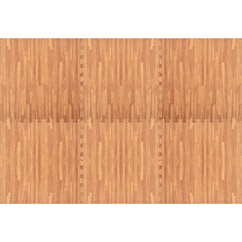 vidaXL Fitness Y Musculación-Alfombrillas de goma EVA vetas de madera 54 uds 2,16 ㎡