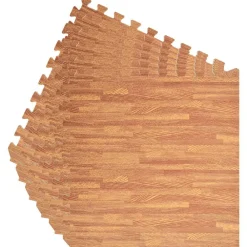 vidaXL Fitness Y Musculación-Alfombrillas de goma EVA vetas de madera 54 uds 2,16 ㎡