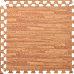 vidaXL Fitness Y Musculación-Alfombrillas de goma EVA vetas de madera 54 uds 2,16 ㎡