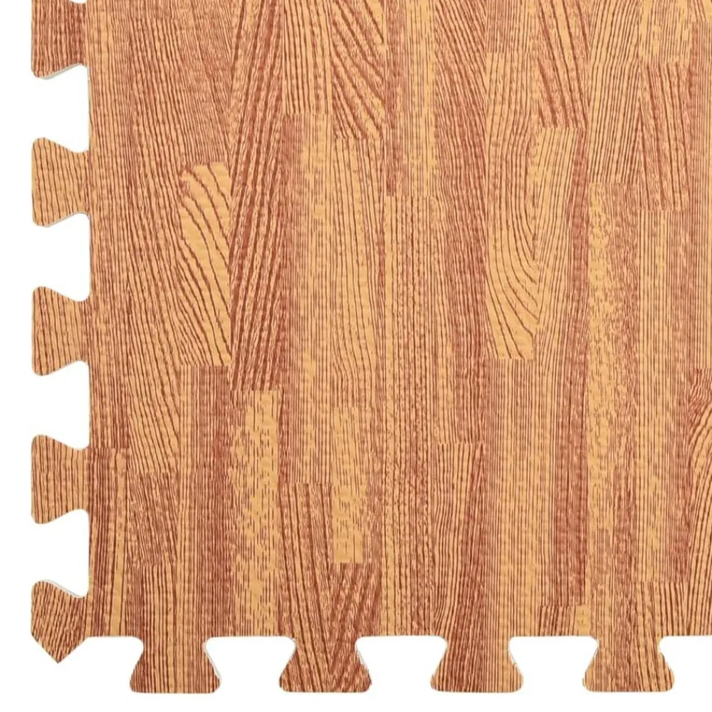 vidaXL Fitness Y Musculación-Alfombrillas de goma EVA vetas de madera 54 uds 2,16 ㎡