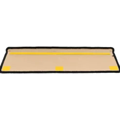 vidaXL Alfombrillas escalera autoadhesivas 5uds 65x21x4cm Negro y gris Hot