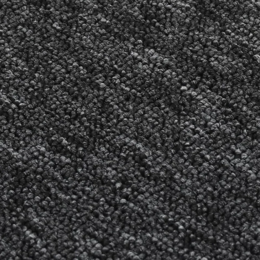 vidaXL Alfombrillas escalera 15 uds rectangular 60x25 cm Antracita