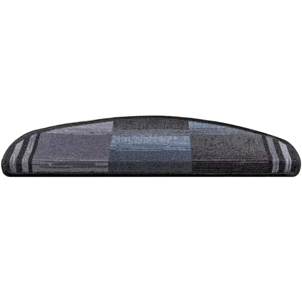 vidaXL Productos Del Hogar-Alfombrillas escalera autoadhesivas 5uds 65x21x4cm