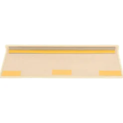 vidaXL Productos Del Hogar-Alfombrillas para escaleras 15 unidades 65x21x4 cm Borde rectangular