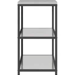 vidaXL Armarios Y Almacenamiento-Almacenamiento de cocina Plateado 90 x 50 x 92 cm Acero