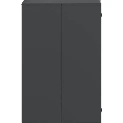 vidaXL Almacenamiento de Contenedor Rodante con Tapa Abatible a Gas para Contenedor de 240L