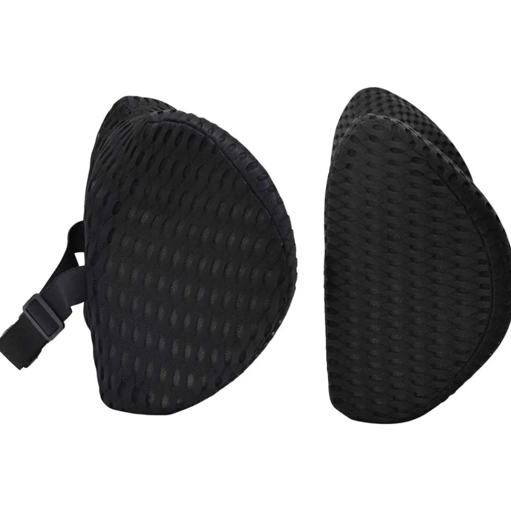 vidaXL Almohada cervical, Almohada lumbar Espuma Viscoelástica Negro Sale