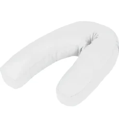 vidaXL Almohada de embarazo con forma de J 54x(36-43) cm blanca Blanco Discount