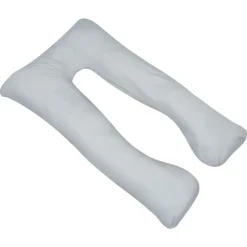vidaXL Almohada de embarazo 90x145 cm Gris Discount