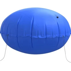 vidaXL Piscina Y Spa-Almohada de piscina de invierno Azul Ø 220 x 140 cm PVC