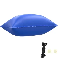 vidaXL Piscina Y Spa-Almohada de piscina de invierno Azul 380 x 180 x 140 cm PVC