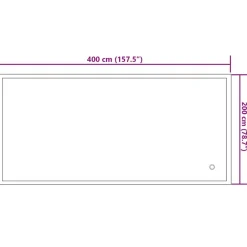 vidaXL Piscina Y Spa-Almohada de piscina de invierno Azul 380 x 180 x 140 cm PVC