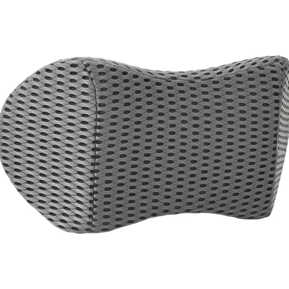 vidaXL Almohada lumbar Espuma Viscoelástica 47,5 x 23 x 12 cm Gris Clearance