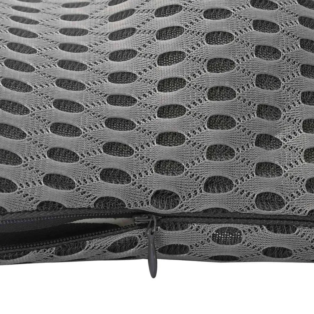 vidaXL Almohada lumbar Espuma Viscoelástica 47,5 x 23 x 12 cm Gris Clearance