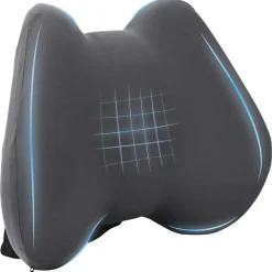 vidaXL Almohada lumbar Espuma Viscoelástica 40 x 32 x 14 cm Gris Sale