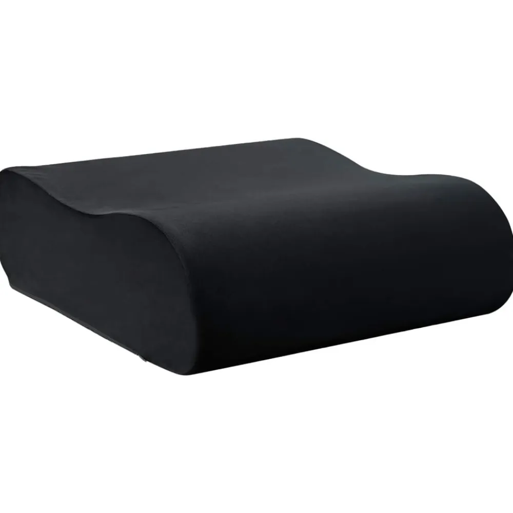 vidaXL Almohada para el asiento Liso 40 x 40 x 13 cm Espuma PU Negro