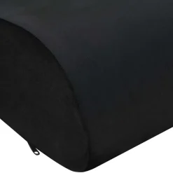 vidaXL Almohada para el asiento Liso 40 x 40 x 13 cm Espuma PU Negro