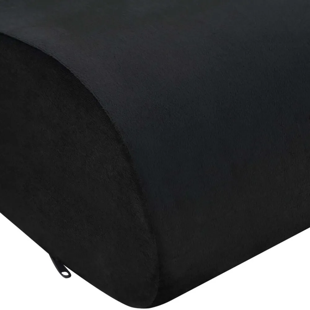 vidaXL Almohada para el asiento Liso 40 x 40 x 13 cm Espuma PU Negro